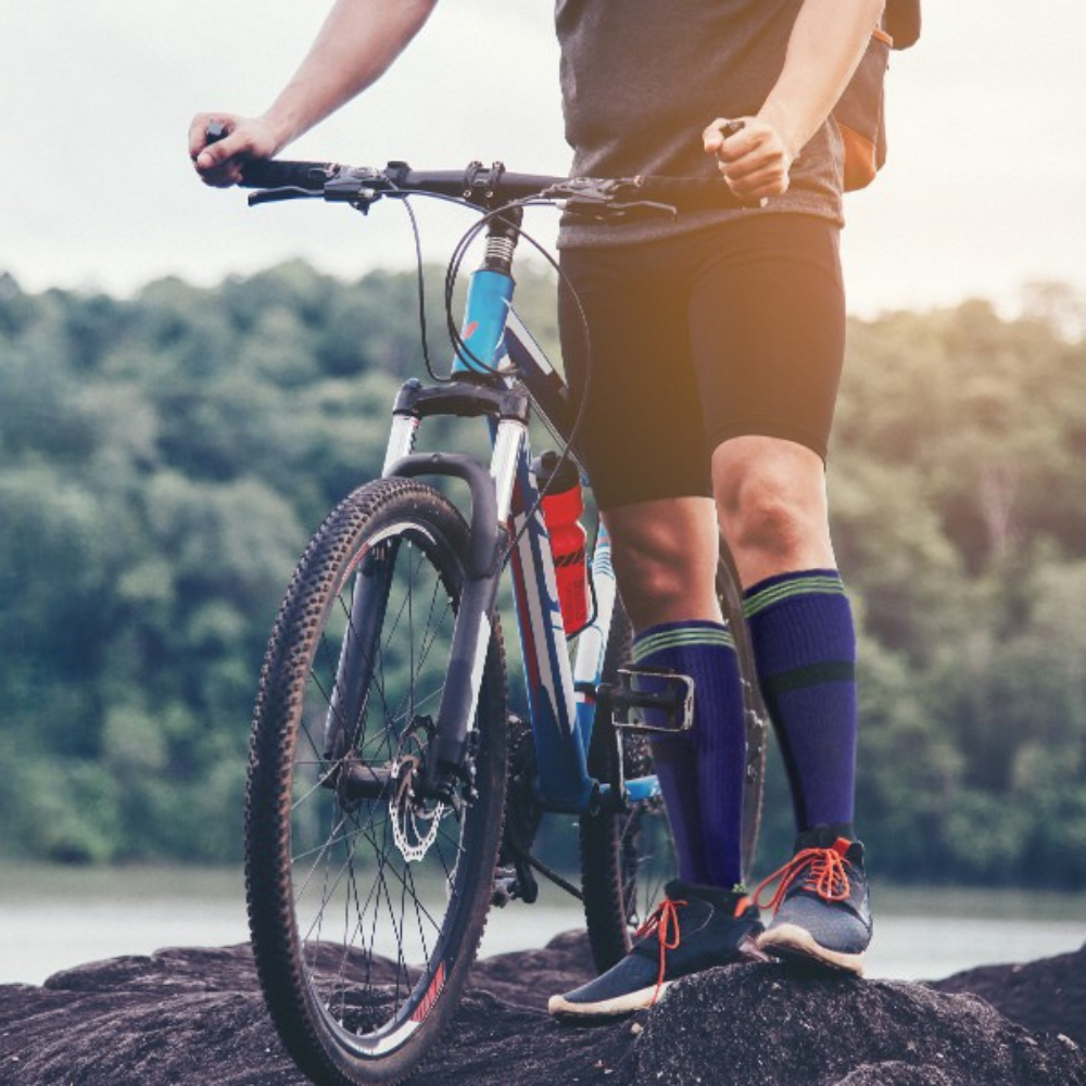 Calcetines Compresión Deportiva™ Azul Oscuro