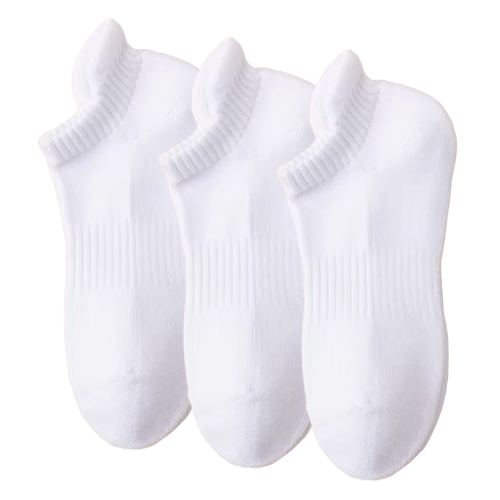 Paquete 3 Calcetines Blanco Tobillo™