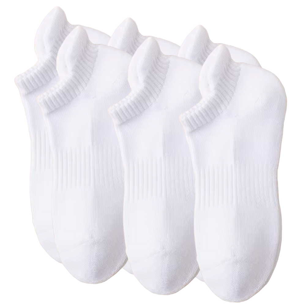 Paquete 6 Calcetines Blanco Tobillo™