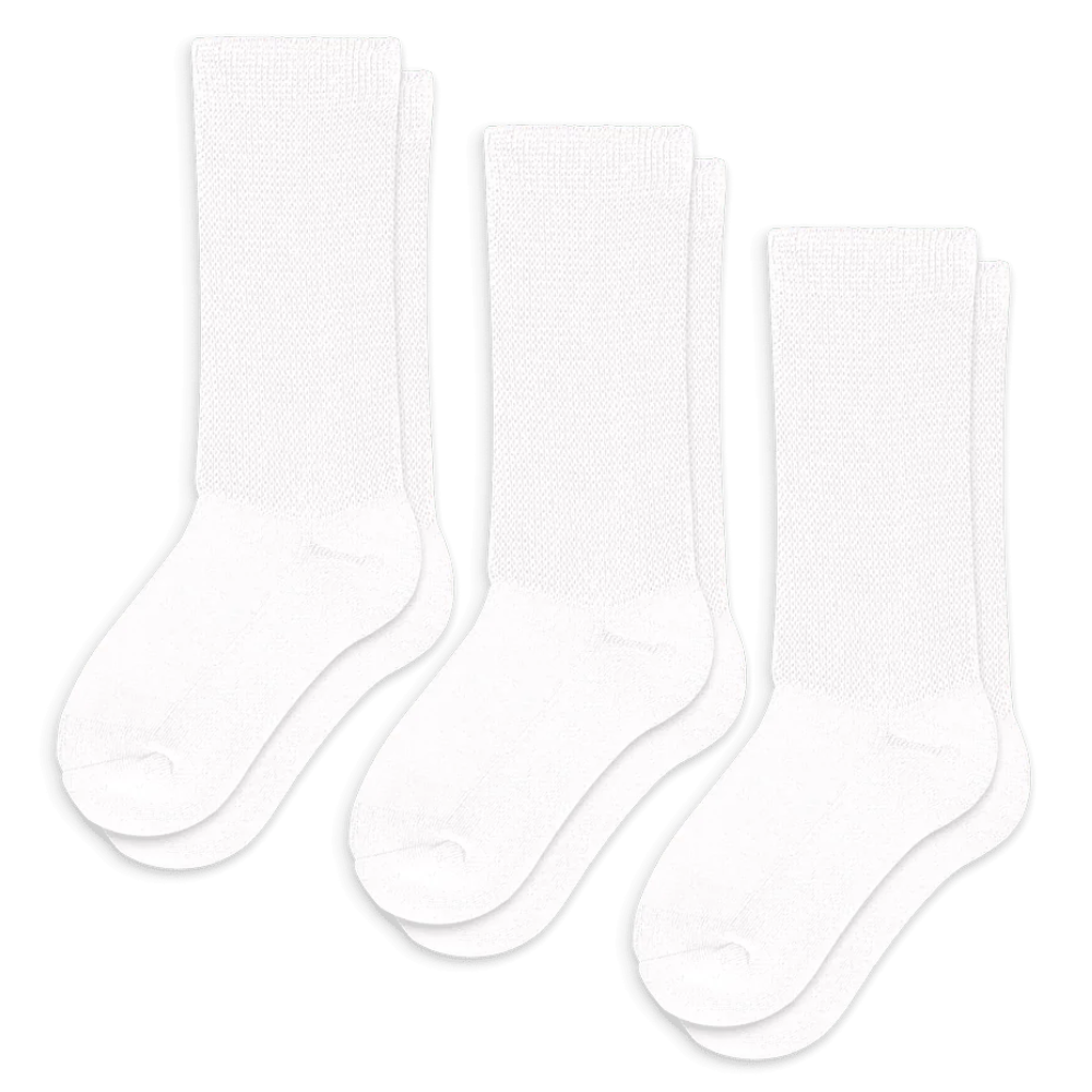 Paquete 3 Calcetines Blancas ComfortMed™